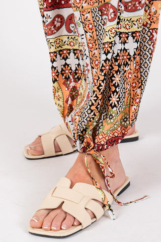 SAGE + FIG High-Rise Balloon Bohemian Print Pants Trendsi