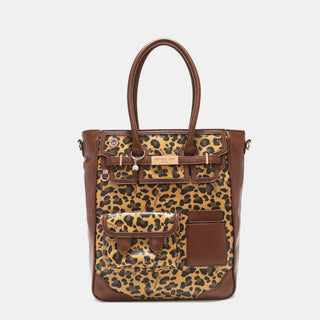 Nicole Lee USA Leopard Large Tote Bag Trendsi