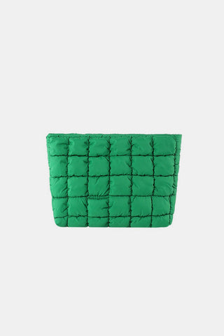 Zenana Quilted Puffy Pouch Clutch Bag Trendsi