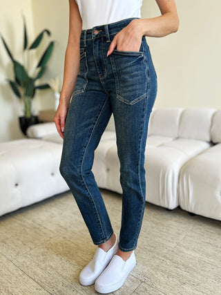 Judy Blue Full Size High Waist Skinny Jeans Trendsi