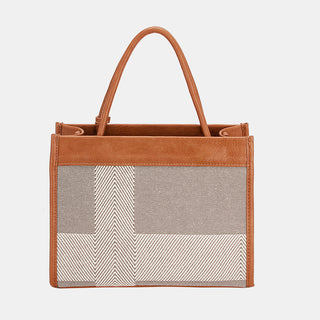 David Jones Striped Contrast Tote Bag Trendsi