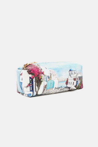 Nicole Lee USA Printed Handbag with Three Pouches Trendsi