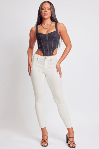 YMI Jeanswear Hyperstretch Mid-Rise Skinny Jeans Trendsi