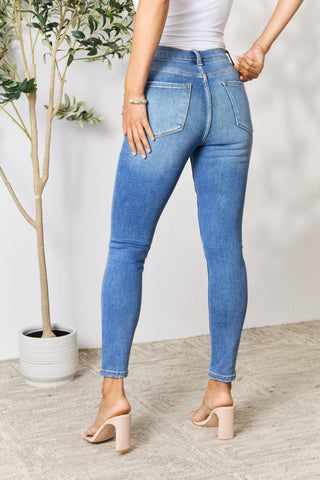 BAYEAS Skinny Cropped Jeans Trendsi