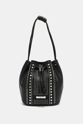 Nicole Lee USA Amy Studded Bucket Bag Trendsi