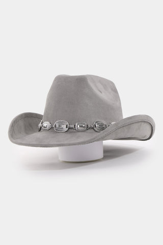 Fame Metal Trim Cowboy Hat Trendsi