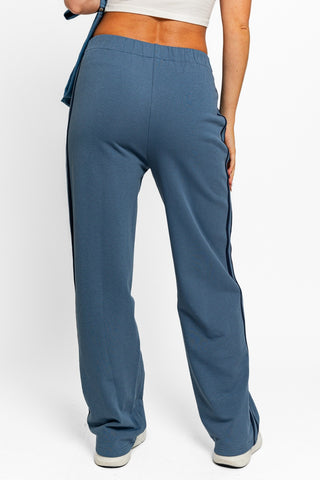 Le Lis High Waisted Side Stripes Straight Track Sweatpants Trendsi