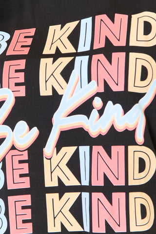 Simply Love BE KIND Graphic Round Neck T-Shirt Trendsi