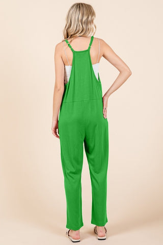 Culture Code Full Size Sleeveless Jumpsuit with Pockets Trendsi