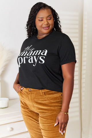 Simply Love THIS MAMA PRAYS Graphic T-Shirt Trendsi