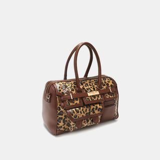 Nicole Lee USA Leopard Boston Bag Trendsi