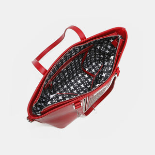 Nicole Lee USA Studded Decor Tote Bag Trendsi