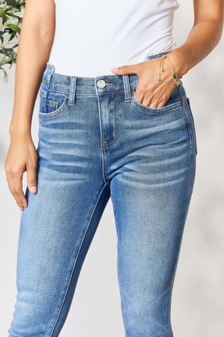 BAYEAS Skinny Cropped Jeans Trendsi