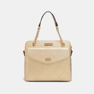 Nicole Lee USA Diamond Quilted Crossbody Bag Trendsi