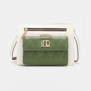 Nicole Lee USA Color Block Crossbody Bag Trendsi