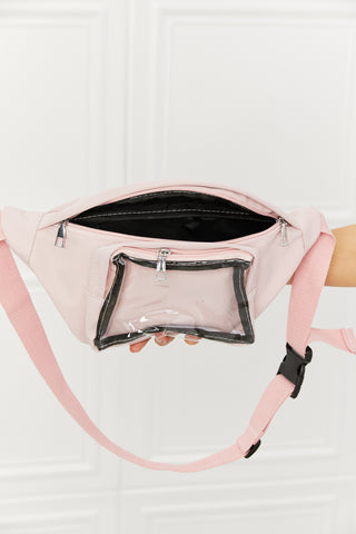 Fame Doing Me Waist Bag in Pink Trendsi