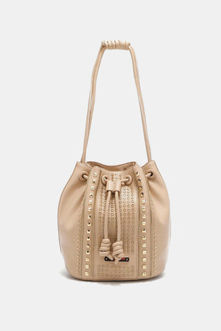 Nicole Lee USA Amy Studded Bucket Bag Trendsi