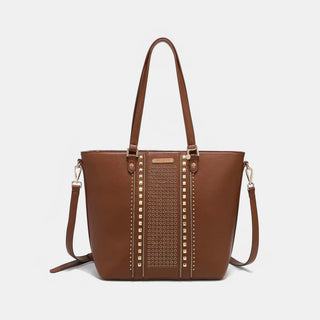 Nicole Lee USA Studded Decor Tote Bag Trendsi