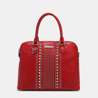 Nicole Lee USA Studded Decor Handbag Trendsi