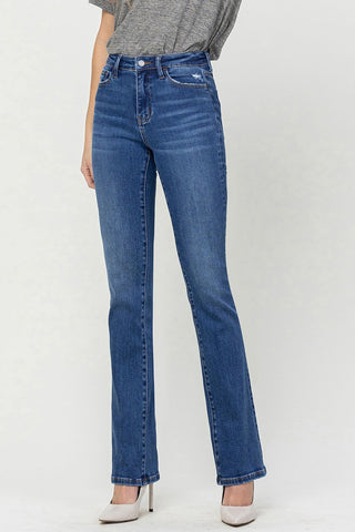 Vervet by Flying Monkey High Waist Bootcut Jeans Trendsi