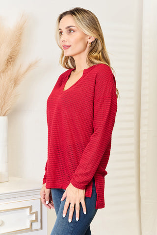 Culture Code Full Size Wide Notch Relax Top Trendsi